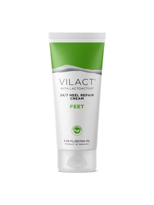 Vilact | 24/7 Heel Repair Cream builds skin elasticity and prevents cracks.