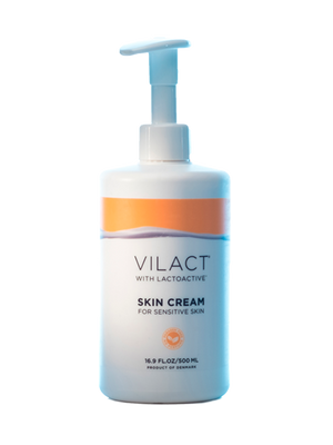 Vilact | Skin Cream for Sensitive Skin Clinical Pump with Lactoactive® by Vilact® (16.9 FL.OZ / 500ml)
